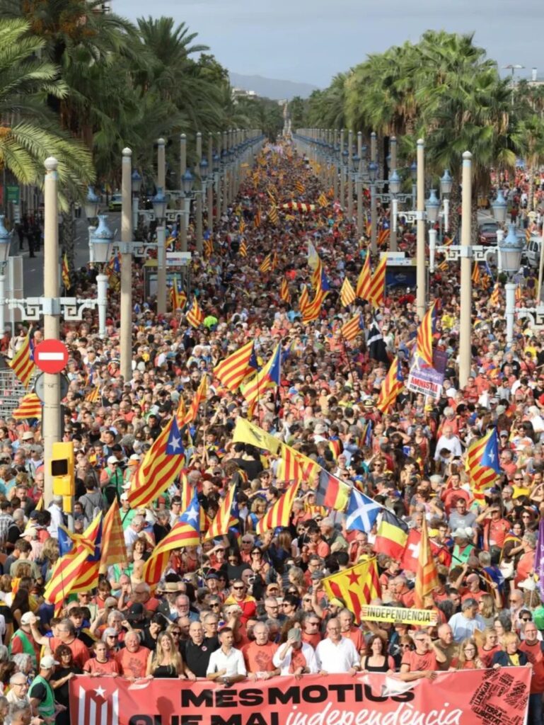 Douar Ha Frankiz à la Diada à Barcelone