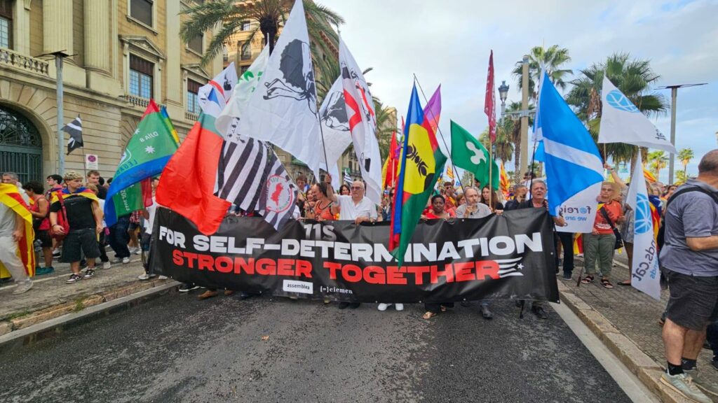 Douar Ha Frankiz à la Diada à Barcelone